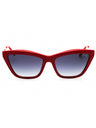 66B - shiny red / gradient smoke
