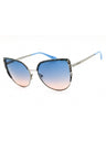10W - shiny light nickeltin / gradient blue