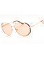 58E - Matte Beige / Polished Rose Gold