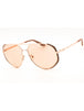 58E - Matte Beige / Polished Rose Gold