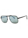 02Q - Matte Black / Green Mirror Lenses