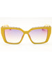 39X - shiny yellow / blue mirror