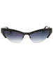 01B - shiny black  / gradient smoke