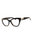 052 - dark havana/clear demo lens