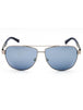 11X - matte light nickeltin / blue mirror