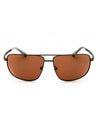 09E - Matte Gunmetal / Solid Dark Brown