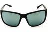02Q - matte black / green mirror