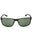 02Q - Matte Black / Green Mirror