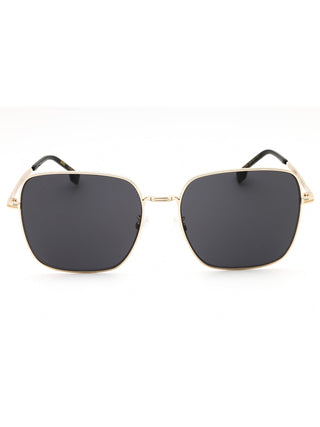Hugo Boss BOSS 1613/F/SK unisex rectangular sunglasses featuring a sleek metal frame in a classic design.