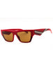 600 - SHINY RED/Brown