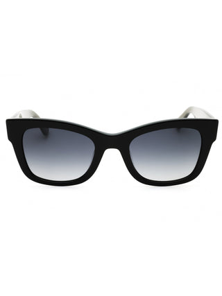 Kate Spade KS AIMEE/S sunglasses featuring a sleek black acetate frame with signature gold logo detailing on the temples.