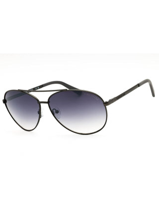 Kenneth Cole New York KC00033 aviator sunglasses featuring a sleek gold metal frame and dark tinted lenses.