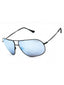02X - matte black / blue mirror