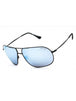 02X - matte black / blue mirror