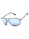 02X - matte black / blue mirror