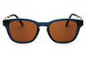 410 - TRANSPARENT BLUE/Brown