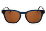 410 - TRANSPARENT BLUE/Brown