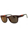 601 - MATTE BURGUNDY/ORANGE MIRROR