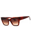 607 - STRIPED RED/Brown Gradient