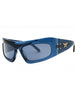 90X - shiny blue / blue mirror