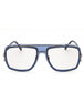90A - shiny blue / smoke