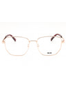 028 - shiny rose gold / clear demo lens