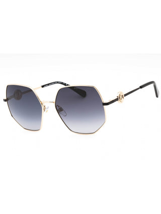 Marc Jacobs MARC 730/S sunglasses with gold frames, black lenses, and a stylish design.