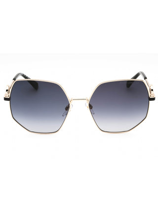Marc Jacobs MARC 730/S black rectangular sunglasses with dark lenses.
