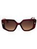 0I34 HA - MARBLE BURGUNDY / BROWN SF