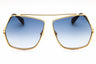 30W - shiny deep gold / gradient blue