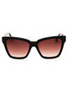 01F - shiny black  / gradient brown