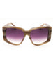 60Z - beige horn / gradient or mirror violet