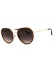 45B - shiny light brown / gradient smoke