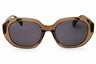 48A - shiny dark brown / smoke