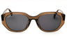 69A - shiny dark brown / smoke