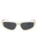 25A - Shiny Ivory White/Polished Pale Gold/