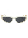 25A - Shiny Ivory White/Polished Pale Gold/