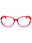 066 - shiny red/clear demo lens
