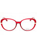 066 - shiny red/clear demo lens
