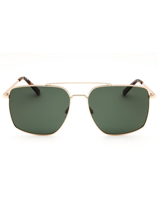 Nautica N106SP Sunglasses in matte gold with green lenses, a stylish choice for everyday wear by Nautica designer sunglasses.