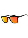 012 - MATTE BLACK/POLARBROWN W/RED