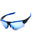410 - MATTE OBSIDIAN / BLUE MIRROR