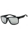 002 - MATTE BLACK W/GREY SILVER FLASH