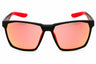 013 - MATTE BLACK / ROAD RED MIRROR