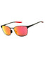 010 - SATIN BLACK / RED MIRROR