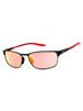 010 - SATIN BLACK/RED MIRROR
