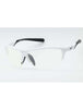 101 - WHITE/BLACK W/ CLEAR LENS
