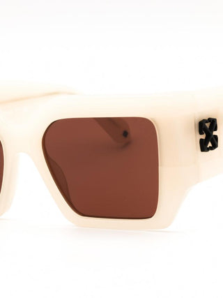 Off White DOVER plastic Rectangular  Unisex's Sunglasses