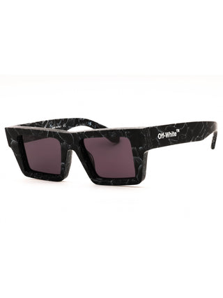Off White NASSAU plastic Rectangular  Unisex's Sunglasses