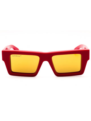 Off White NASSAU plastic Rectangular  Unisex's Sunglasses